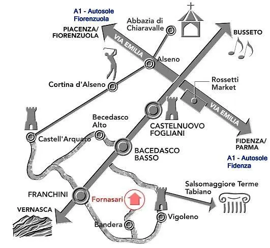 Casa Dell' Abbondanza B&B Agriturismo Vigoleno 0*,